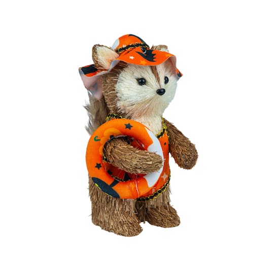 6.5" Halloween Vacation Fox Natural Decorative Animal by Ashland®